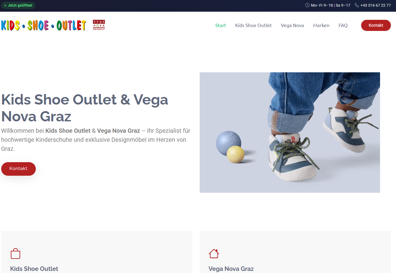 Vega Nova Graz Website