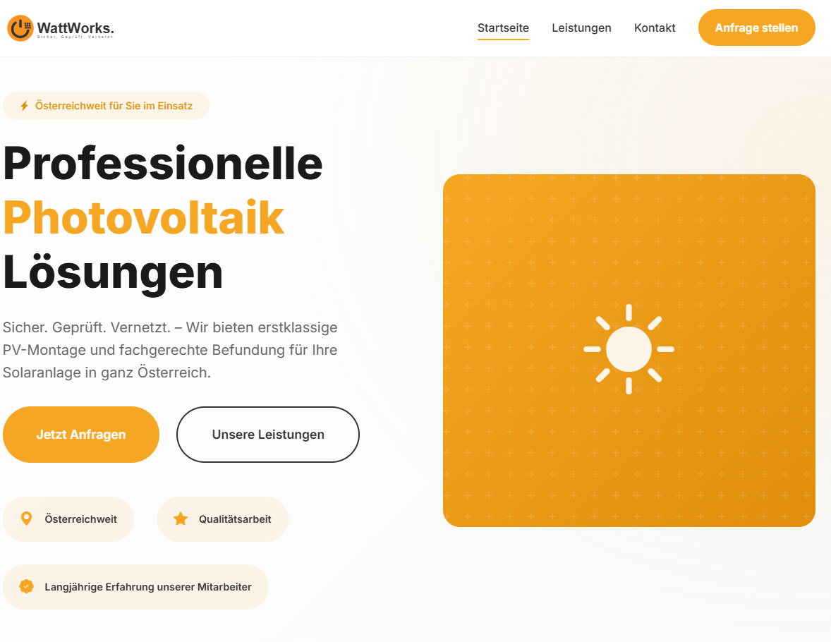 WattWorks GmbH Website